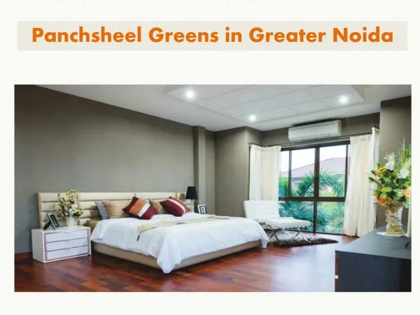 Panchsheel Greens a winsome flats in Greater noida