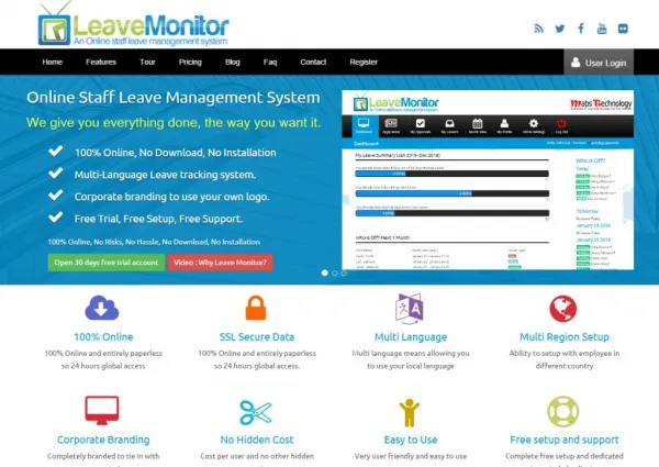Leave Monitor : Absence management system
