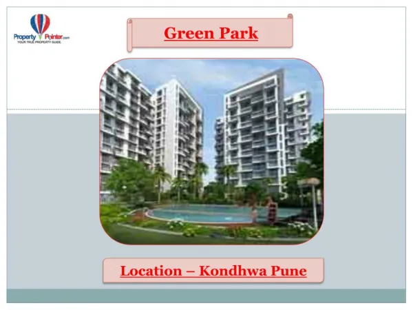 Green Park by Capricorn Group in Kondhwa Pune - 8888292222