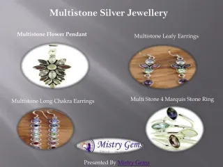 Buy Multistone Silver Jewellery Online UK