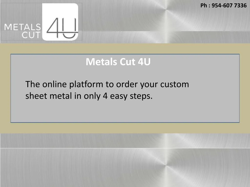 metals cut 4u