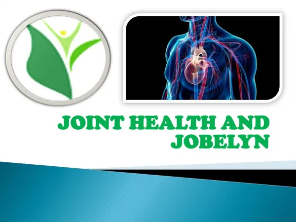 JOINT HEALTH AND JOBELYN