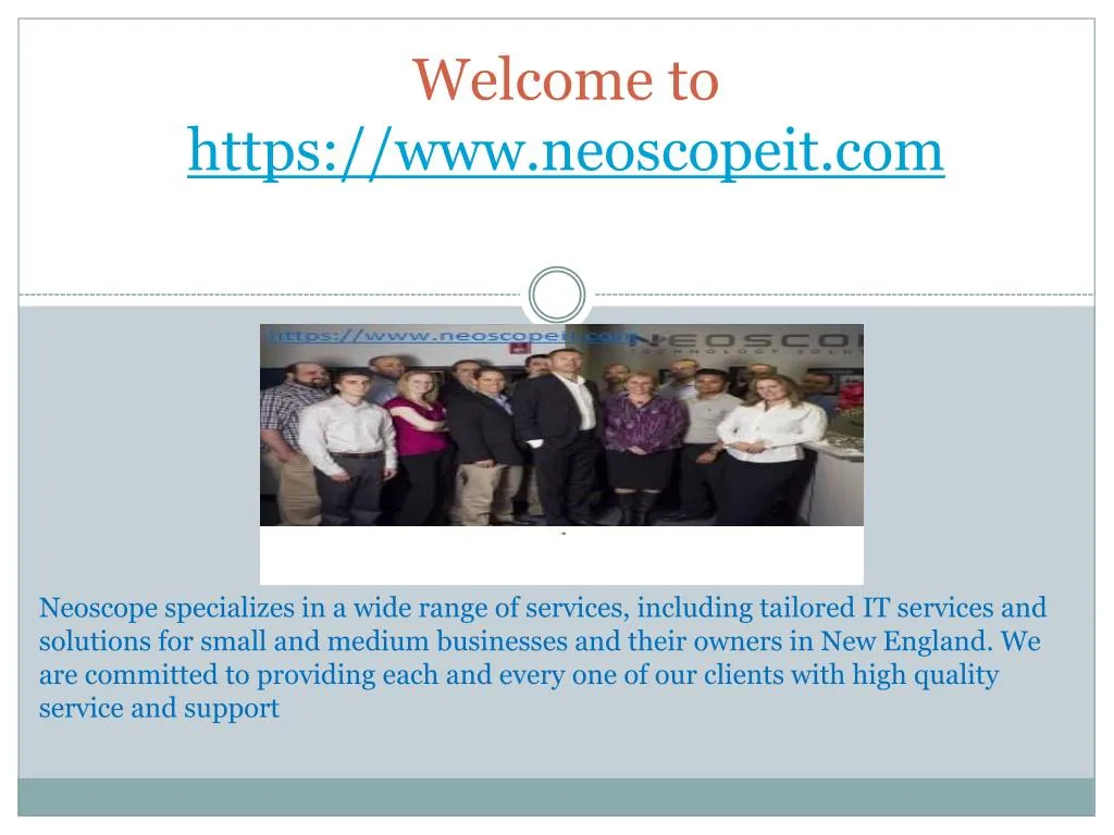 welcome to https www neoscopeit com