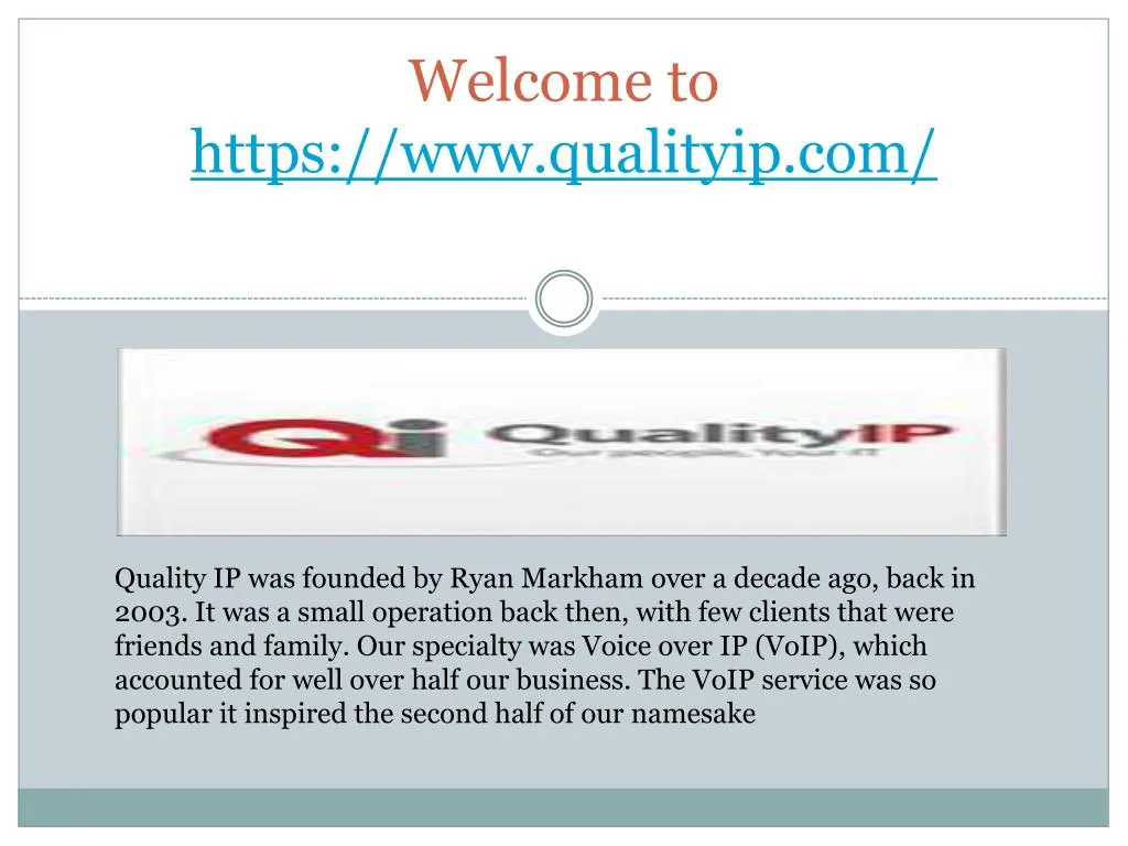 welcome to https www qualityip com