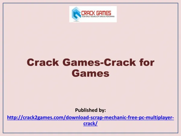 Crack for Games