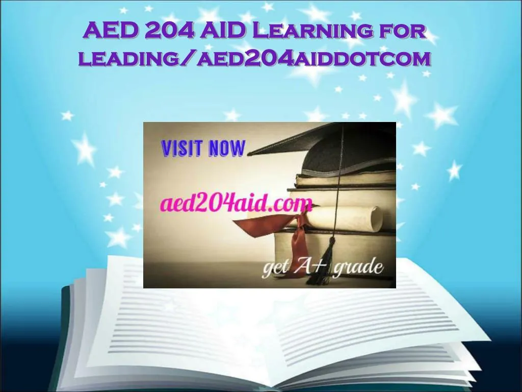 aed 204 aid learning for leading aed204aiddotcom