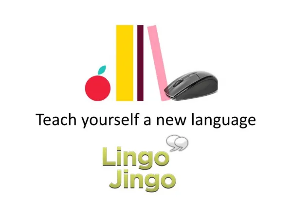 Teach Yourself A New Language - Lingo Jingo