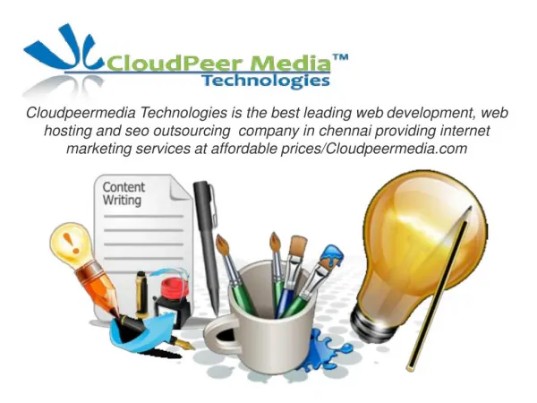 Best Seo outsourcing company ,Web Development in chennai/Cloudpeermedia.com