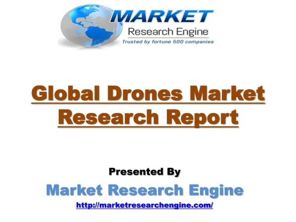 Global Drones Market will Cross US$ 7.0 Billion by 2022 – by Market Research Engine