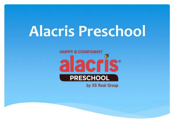 Preschool in Chennai - Alacris