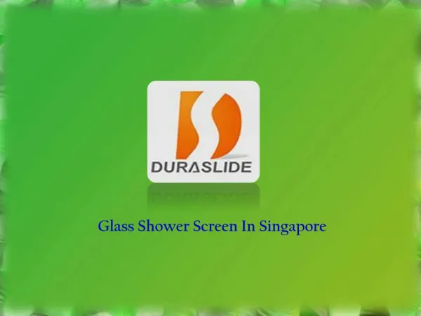 Glass Shower Screen Singapore