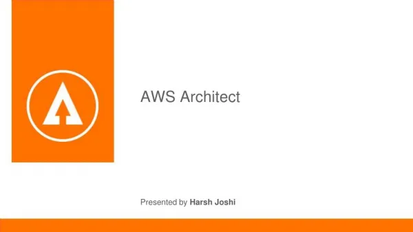 Getting started with AWS Architect