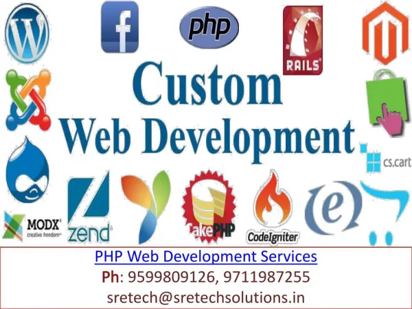 PHP web development services in Delhi