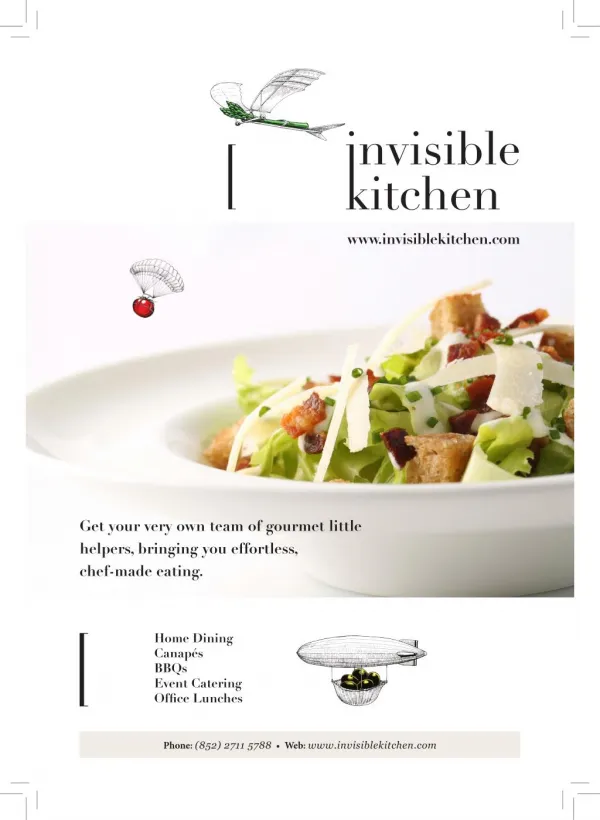 Invisible Kitchen Cooking Philosophy | Tom Burney | Catering Service Hong Kong