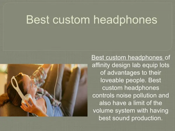 Best custom headphones