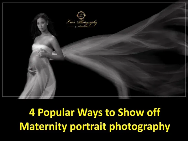 4 Popular Ways to Show off Maternity portrait photography