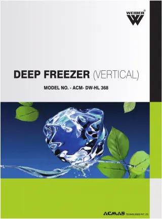 DEEP FREEZER - slide 1