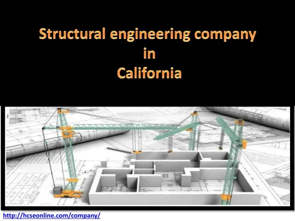 Structural engineering company in California