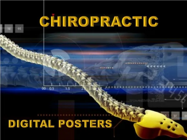 Chiropractic Digital Posters