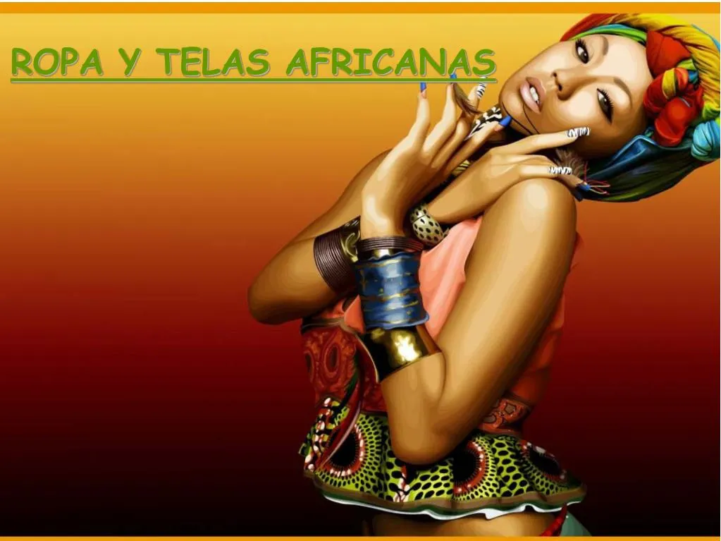 ropa y telas africanas