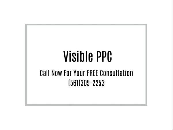 Miami PPC Management | Pay Per Click