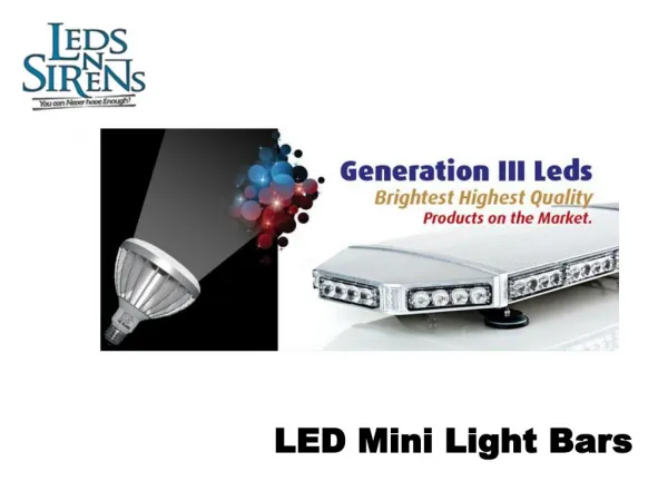 led mini light bars