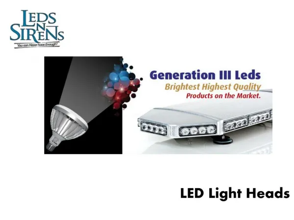 led light heads