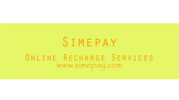 Simepay: Online recharge - Instant Prepaid & post-paid Recharge, DTH recharge.