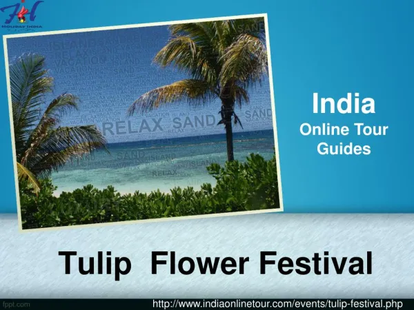 Tulip flower Garden festival India