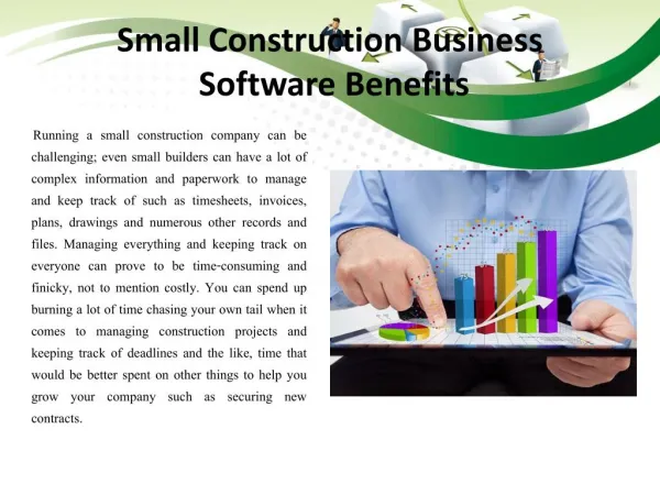 Small Construction Business Software Benefits