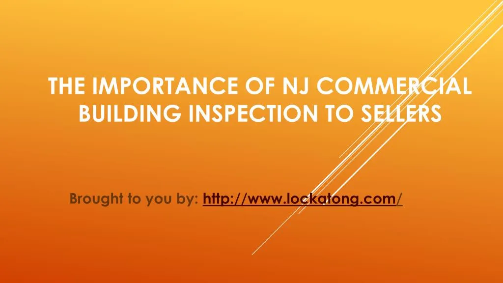 the importance of nj commercial building inspection to sellers
