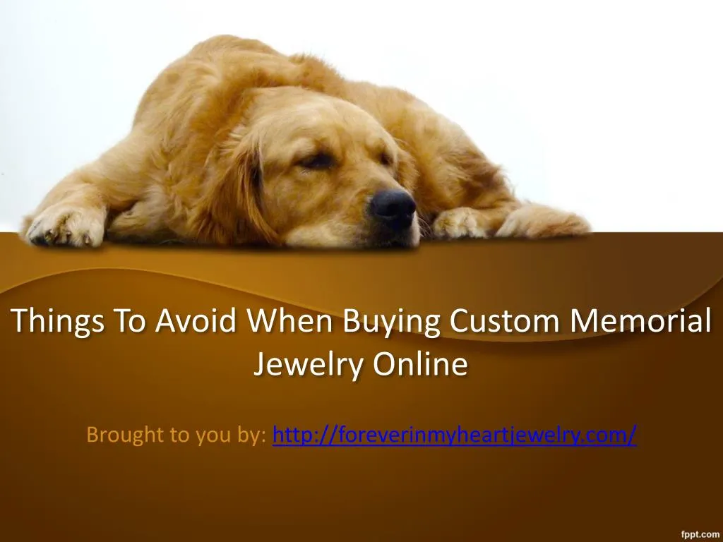 things to avoid when buying custom memorial jewelry online