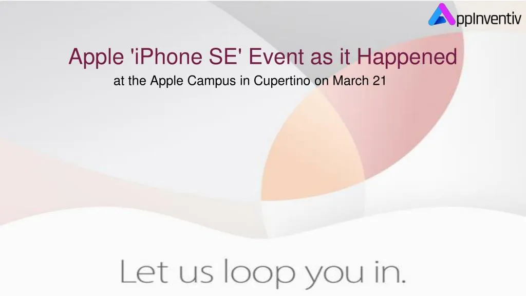 apple iphone se event as it happened