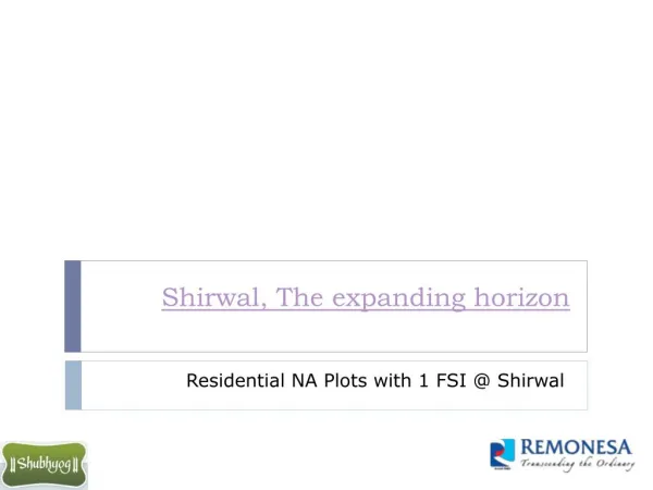 NA Plots for sale near shirwal Pune