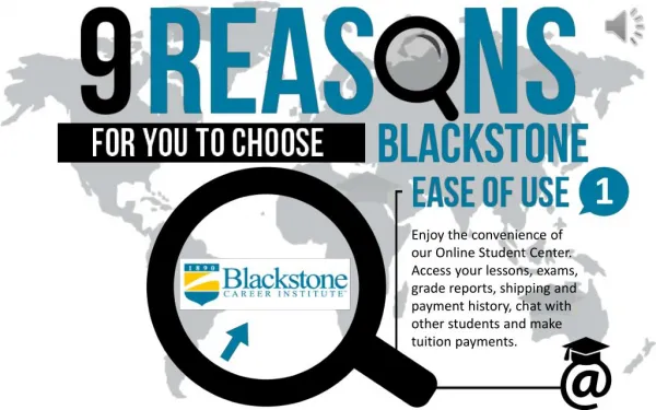 9 Reasons to choose blackstone