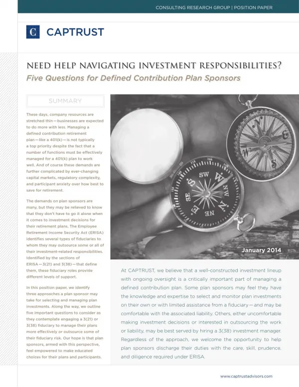 Need Help Navigating Investment Responsibilities?