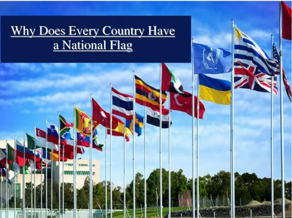 Why Does Every Country Have a National Flag