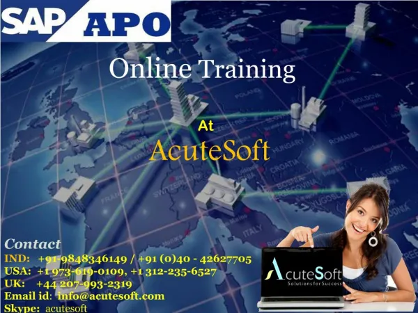 SAP APO course content from AcuteSoft
