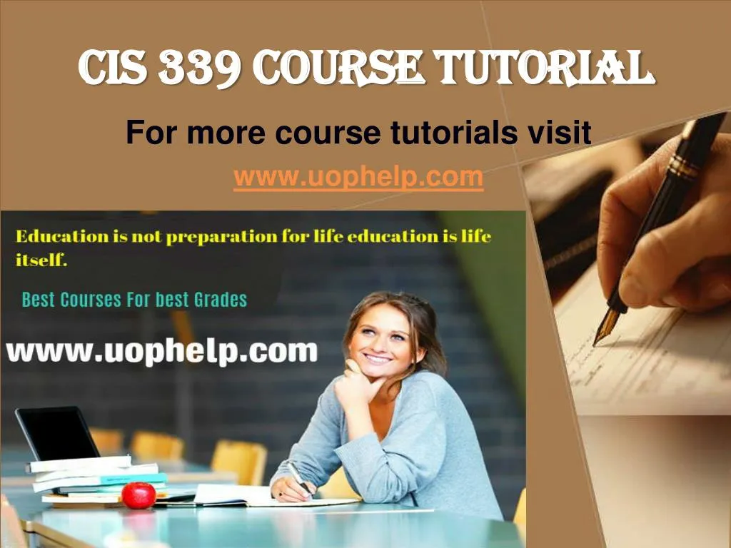 cis 339 course tutorial