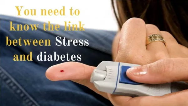 You need to know the link between Stress and Diabetes - Potentialz Unlimited