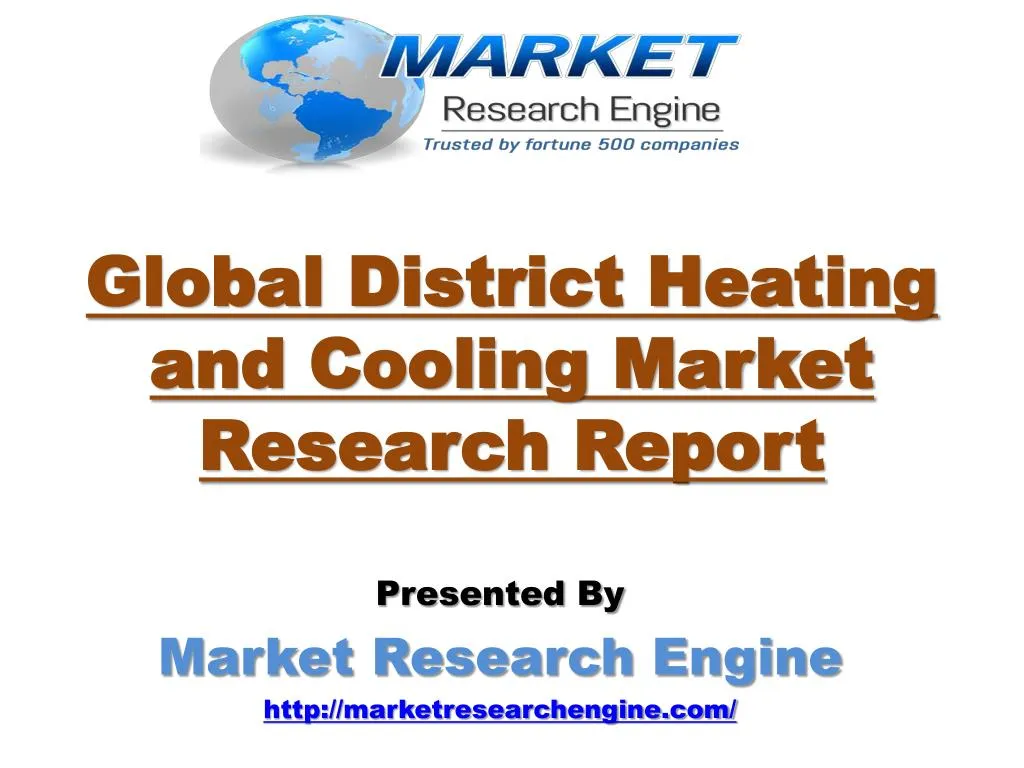 global district heating and cooling market research report