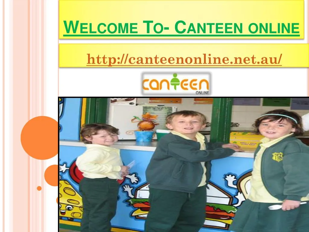 welcome to canteen online