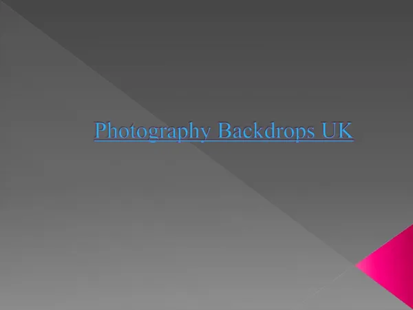 Photography Backdrops in UK
