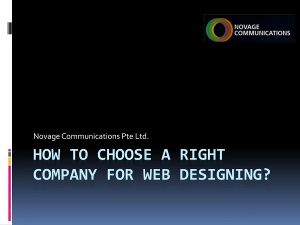 How to Select a Right Web Designing Company to Grow Business