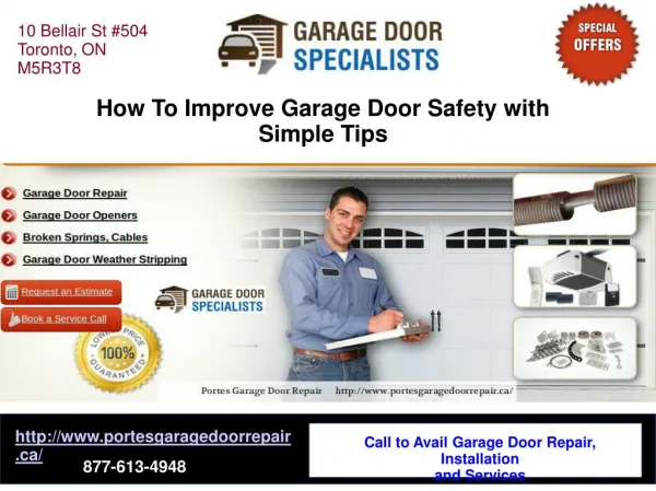 How To Improve Garage Door Safety with Simple Tips
