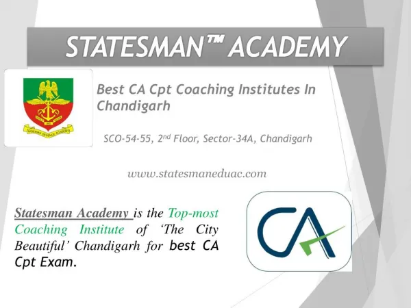 Best Cacpt Coaching In Chandigarh