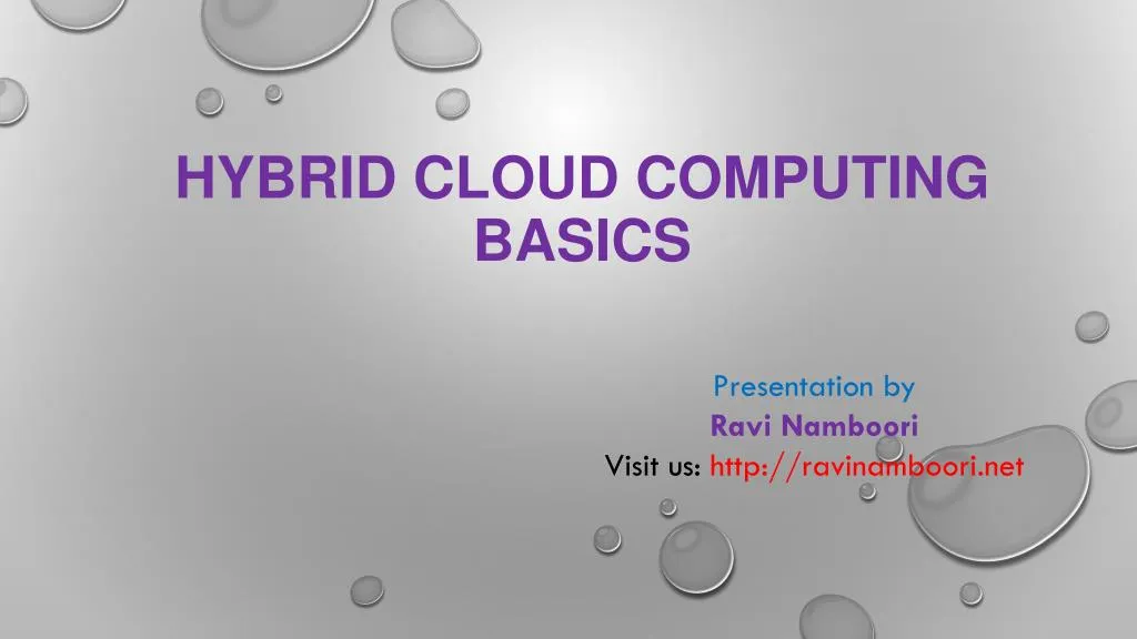 hybrid cloud computing basics