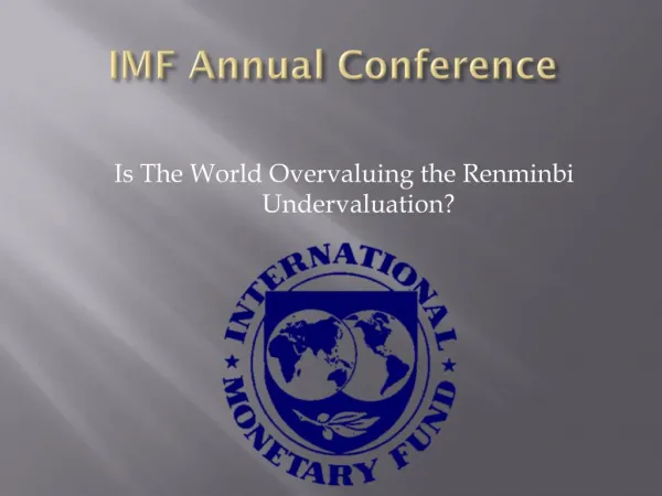 IMF Annual Conference