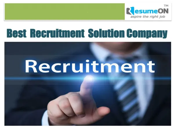 Best Recruitment Solution Company