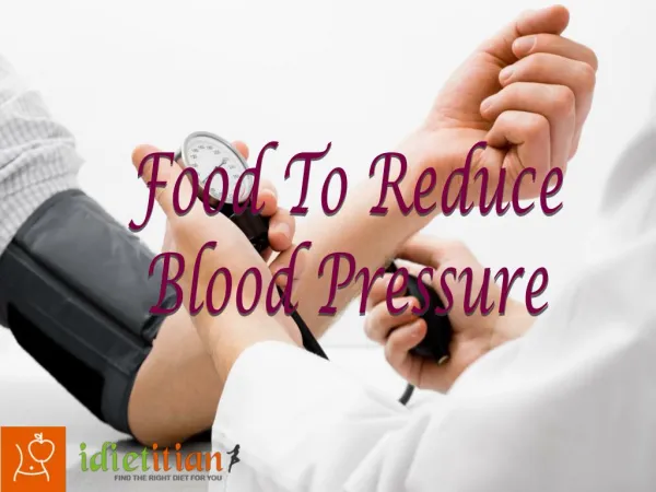 Food to Reduce Blood Pressure